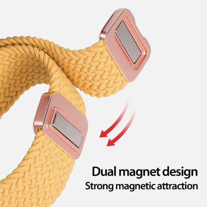 For Apple Watch Series 9 45mm DUX DUCIS Mixture Pro Series Magnetic Buckle Nylon Braid Watch Band(Sunny Color) - Watch Bands by DUX DUCIS | Online Shopping South Africa | PMC Jewellery | Buy Now Pay Later Mobicred