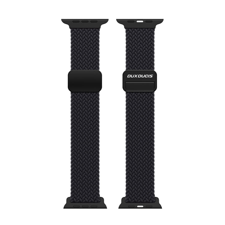 For Apple Watch Series 9 41mm DUX DUCIS Mixture Pro Series Magnetic Buckle Nylon Braid Watch Band(Midnight) - Watch Bands by DUX DUCIS | Online Shopping South Africa | PMC Jewellery | Buy Now Pay Later Mobicred