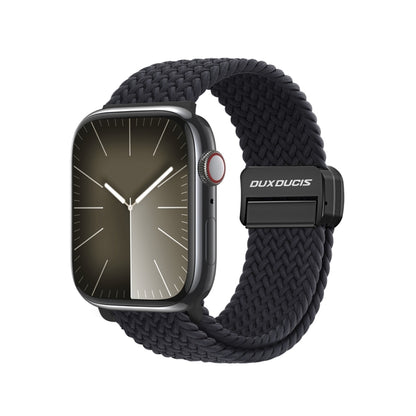 For Apple Watch SE 44mm DUX DUCIS Mixture Pro Series Magnetic Buckle Nylon Braid Watch Band(Midnight) - Watch Bands by DUX DUCIS | Online Shopping South Africa | PMC Jewellery | Buy Now Pay Later Mobicred