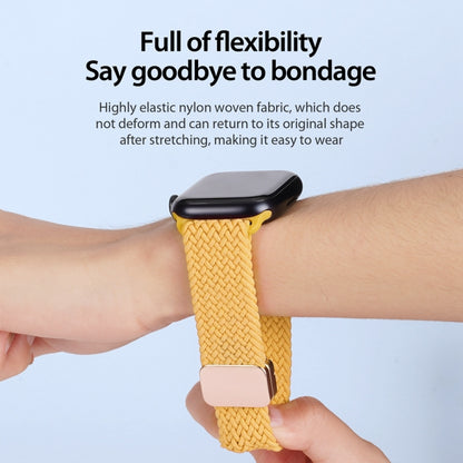 For Apple Watch Series 5 44mm DUX DUCIS Mixture Pro Series Magnetic Buckle Nylon Braid Watch Band(Sunny Color) - Watch Bands by DUX DUCIS | Online Shopping South Africa | PMC Jewellery | Buy Now Pay Later Mobicred