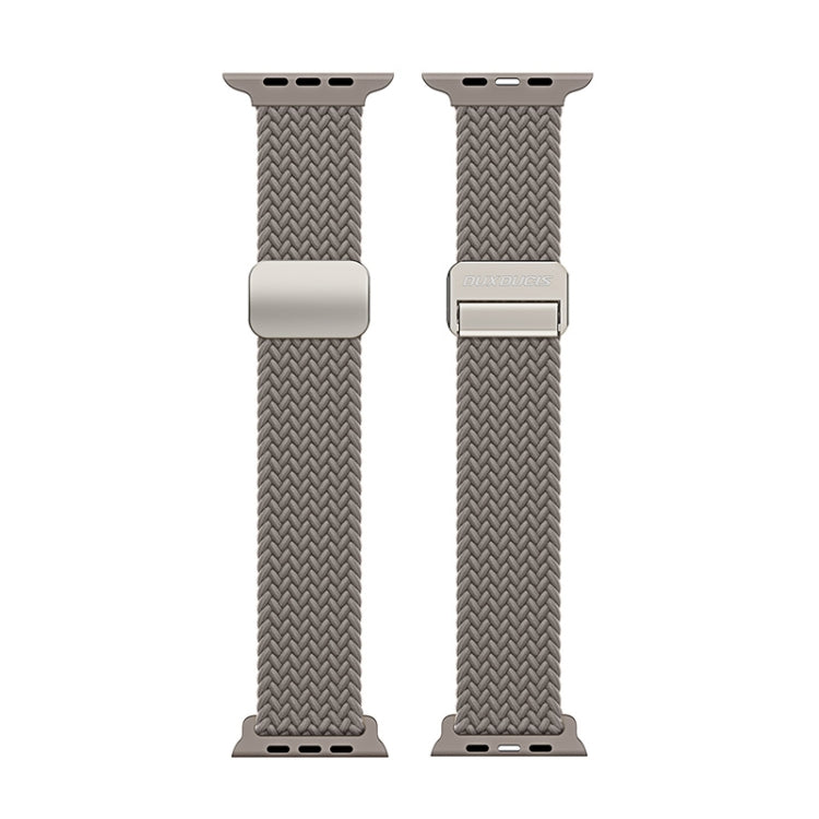 For Apple Watch Series 5 40mm DUX DUCIS Mixture Pro Series Magnetic Buckle Nylon Braid Watch Band(Clay) - Watch Bands by DUX DUCIS | Online Shopping South Africa | PMC Jewellery | Buy Now Pay Later Mobicred