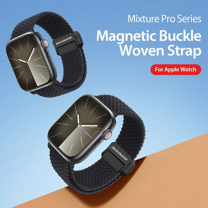 For Apple Watch Series 5 40mm DUX DUCIS Mixture Pro Series Magnetic Buckle Nylon Braid Watch Band(Midnight) - Watch Bands by DUX DUCIS | Online Shopping South Africa | PMC Jewellery | Buy Now Pay Later Mobicred