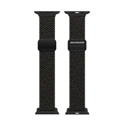 For Apple Watch Series 4 40mm DUX DUCIS Mixture Pro Series Magnetic Buckle Nylon Braid Watch Band(Black Unity) - Watch Bands by DUX DUCIS | Online Shopping South Africa | PMC Jewellery | Buy Now Pay Later Mobicred