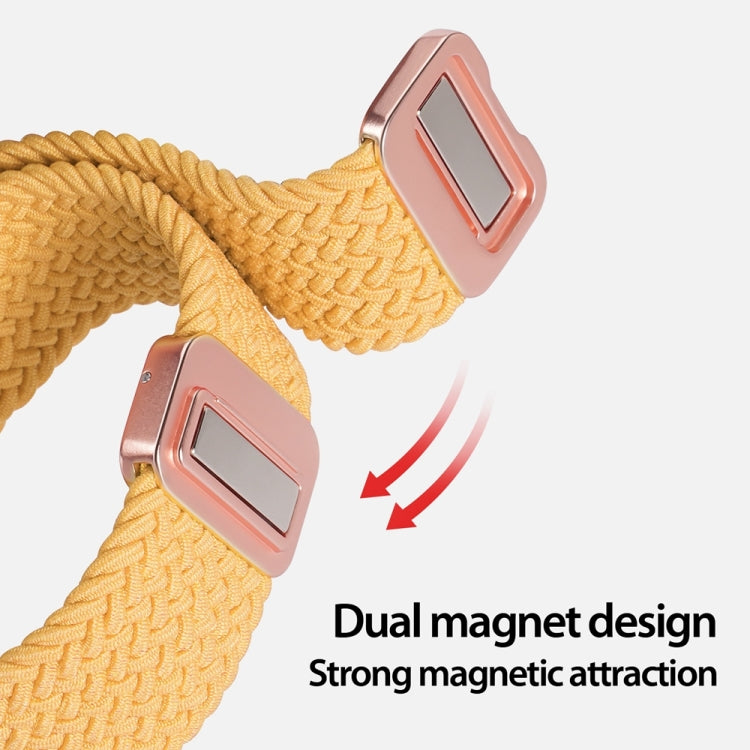 For Apple Watch Series 2 42mm DUX DUCIS Mixture Pro Series Magnetic Buckle Nylon Braid Watch Band(Sunny Color) - Watch Bands by DUX DUCIS | Online Shopping South Africa | PMC Jewellery | Buy Now Pay Later Mobicred