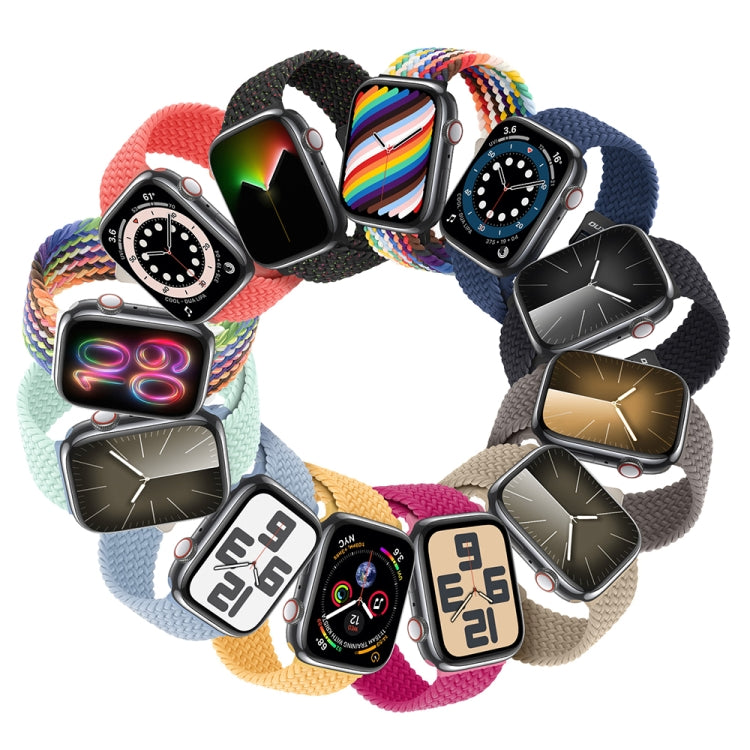 For Apple Watch SE 2022 40mm DUX DUCIS Mixture Pro Series Magnetic Buckle Nylon Braid Watch Band(New Rainbow) - Watch Bands by DUX DUCIS | Online Shopping South Africa | PMC Jewellery | Buy Now Pay Later Mobicred