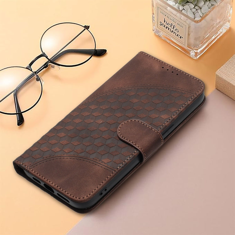 For Huawei Pura 70 Pro/70 Pro+ YX0060 Elephant Head Embossed Phone Leather Case with Lanyard(Coffee) - Huawei Cases by PMC Jewellery | Online Shopping South Africa | PMC Jewellery | Buy Now Pay Later Mobicred