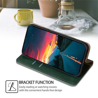 For Huawei Pura 70 Ultra Gloss Oil Solid Color Magnetic Leather Phone Case(Green) - Huawei Cases by PMC Jewellery | Online Shopping South Africa | PMC Jewellery | Buy Now Pay Later Mobicred