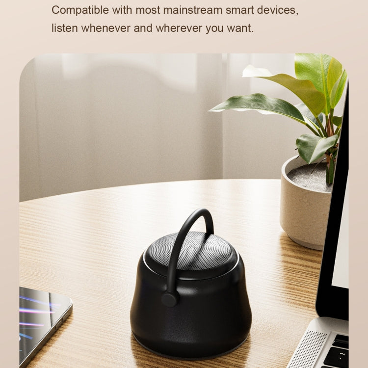 EWA A20 Mini Bluetooth Bass Radiator Metal Speaker(Brown) - free shipping - PMC Jewellery - Order now!