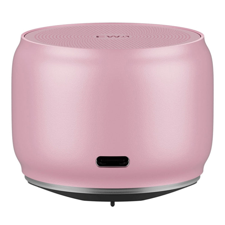 EWA A126 Mini Bluetooth 5.0 Bass Radiator Metal Speaker(Pink) - Mini Speaker by EWA | Online Shopping South Africa | PMC Jewellery | Buy Now Pay Later Mobicred