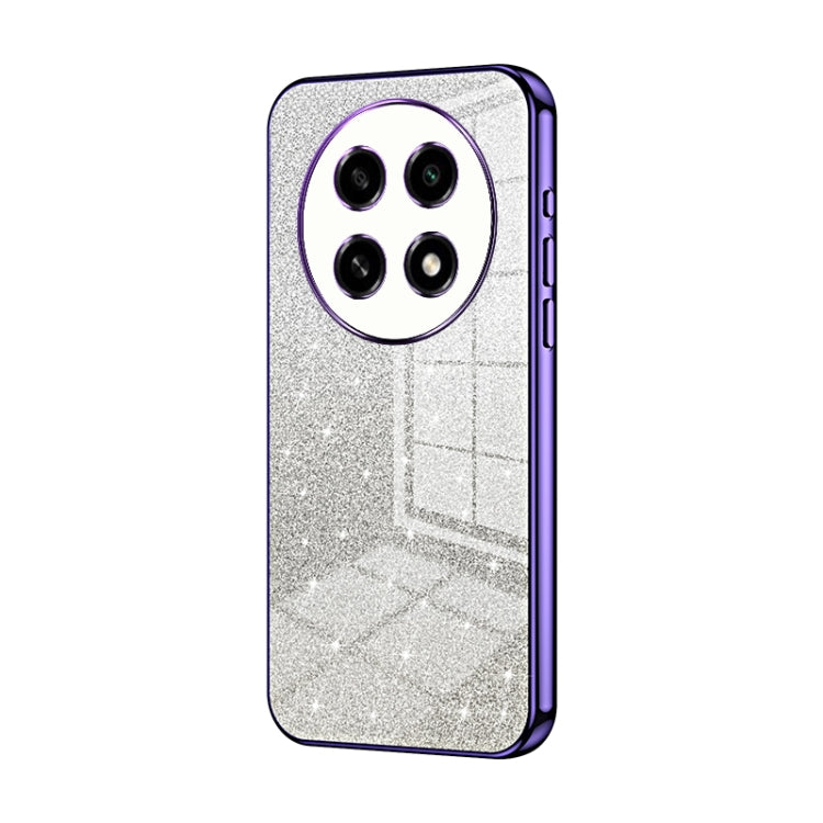 For OPPO A2 Pro Gradient Glitter Powder Electroplated Phone Case(Purple) - A2 Pro Cases by PMC Jewellery | Online Shopping South Africa | PMC Jewellery | Buy Now Pay Later Mobicred