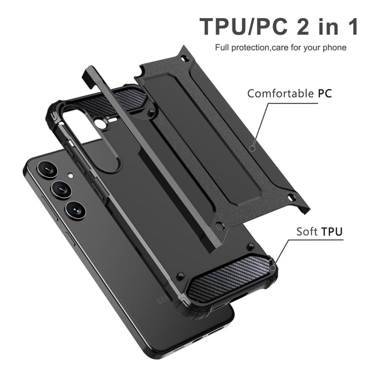 For Samsung Galaxy S24 Ultra 5G Magic Armor TPU + PC Phone Case(Grey) - Galaxy S24 Ultra 5G Cases by PMC TechLife | Online Shopping South Africa | PMC TechLife