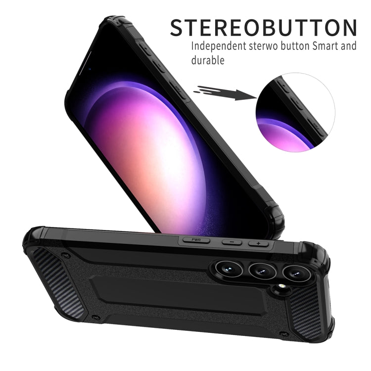 For Samsung Galaxy S24 5G Magic Armor TPU + PC Phone Case(Silver) - Galaxy S24 5G Cases by PMC TechLife | Online Shopping South Africa | PMC TechLife