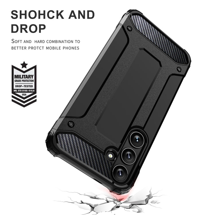 For Samsung Galaxy S25 5G Magic Armor TPU Hybrid PC Phone Case(Rose Gold) - free shipping - PMC Jewellery - Order now!