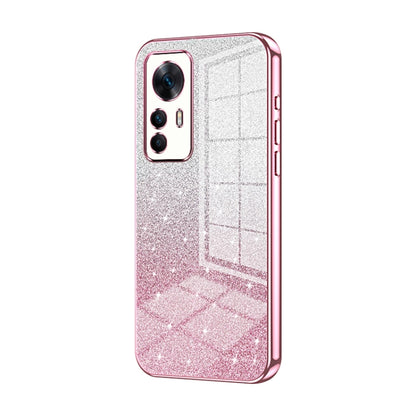 For Xiaomi Redmi K50 Ultra / Xiaomi 12T Gradient Glitter Powder Electroplated Phone Case(Pink) - Xiaomi Cases by PMC Jewellery | Online Shopping South Africa | PMC Jewellery | Buy Now Pay Later Mobicred