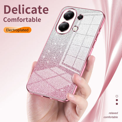 For Xiaomi Redmi Note 11 Global / Note 11S Gradient Glitter Powder Electroplated Phone Case(Green) - Xiaomi Cases by PMC Jewellery | Online Shopping South Africa | PMC Jewellery | Buy Now Pay Later Mobicred