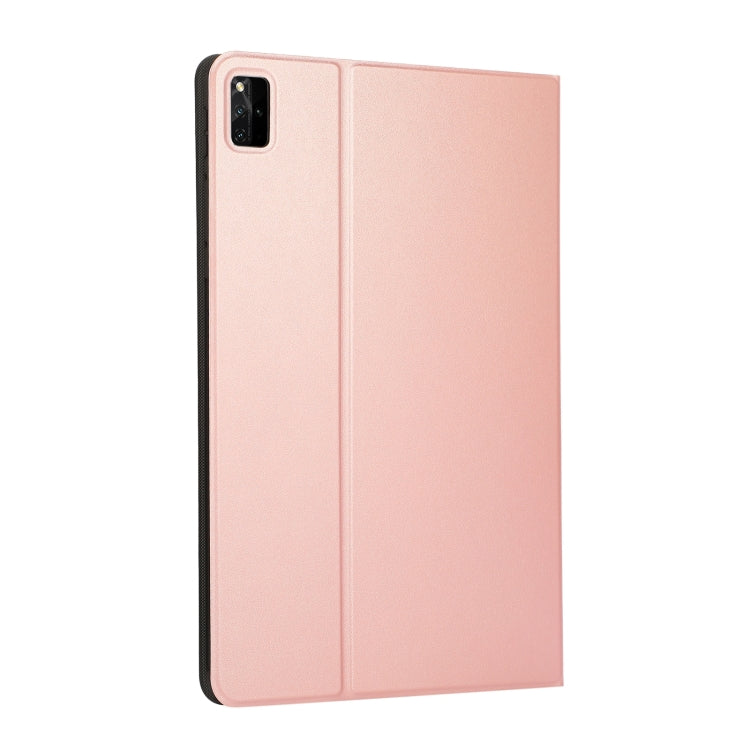 For Lenovo Tab M11 / Xiaoxin Pad 11 2024 Voltage Elastic Texture Flip Tablet Leather Case(Rose Gold) - Lenovo by PMC Jewellery | Online Shopping South Africa | PMC Jewellery | Buy Now Pay Later Mobicred