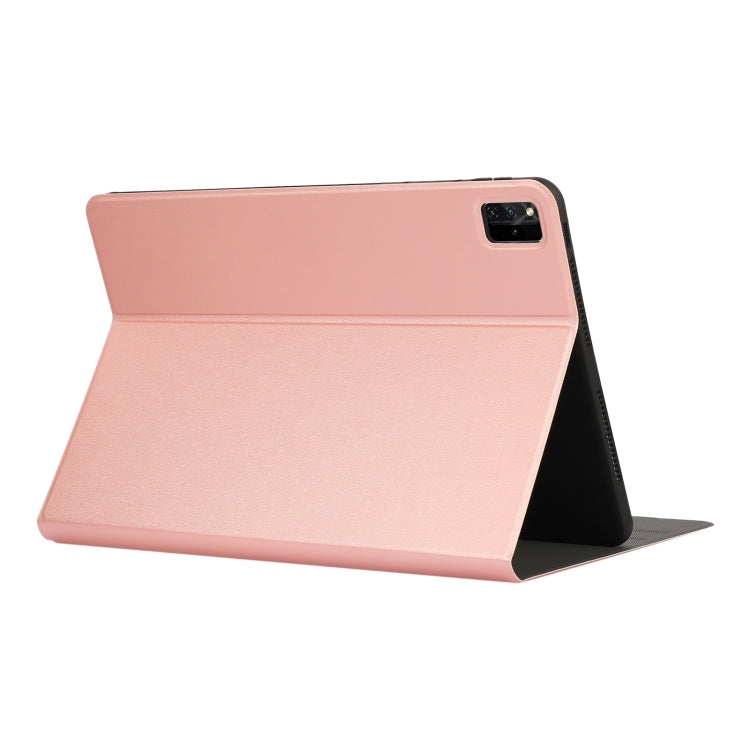 For Lenovo Tab M11 / Xiaoxin Pad 11 2024 Voltage Elastic Texture Flip Tablet Leather Case(Rose Gold) - Lenovo by PMC Jewellery | Online Shopping South Africa | PMC Jewellery | Buy Now Pay Later Mobicred