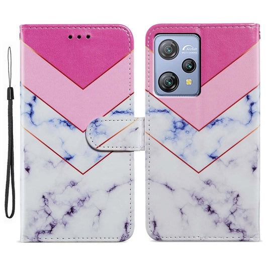 For Blackview A53 Pro Painted Pattern Horizontal Flip Leather Phone Case(Smoke Marble) - More Brand by PMC Jewellery | Online Shopping South Africa | PMC Jewellery | Buy Now Pay Later Mobicred