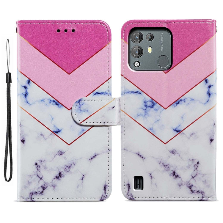 For Blackview A55 Pro Painted Pattern Horizontal Flip Leather Phone Case(Smoke Marble) - More Brand by PMC Jewellery | Online Shopping South Africa | PMC Jewellery | Buy Now Pay Later Mobicred