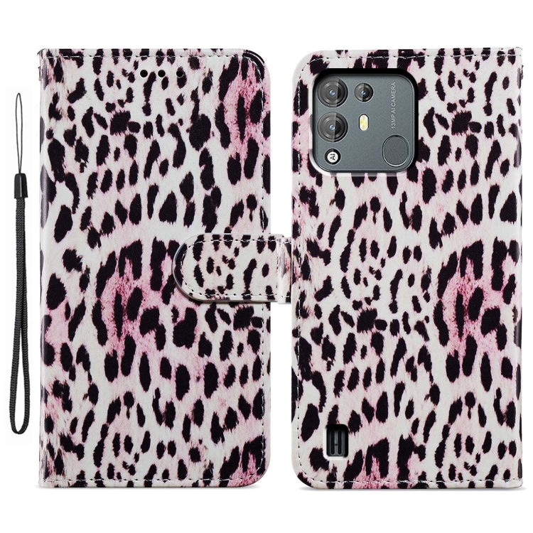 For Blackview A55 Pro Painted Pattern Horizontal Flip Leather Phone Case(Leopard) - More Brand by PMC Jewellery | Online Shopping South Africa | PMC Jewellery | Buy Now Pay Later Mobicred