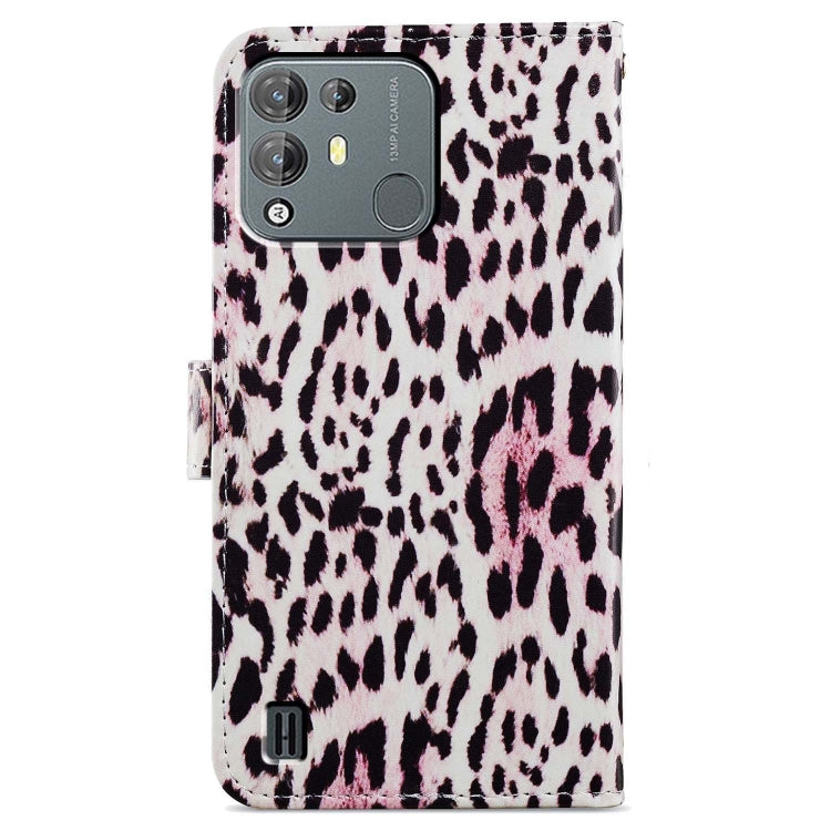 For Blackview A55 Pro Painted Pattern Horizontal Flip Leather Phone Case(Leopard) - More Brand by PMC TechLife | Online Shopping South Africa | PMC TechLife | Buy Now Pay Later Mobicred