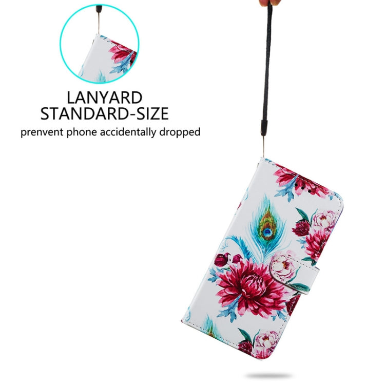 For Ulefone Note 14 Painted Pattern Horizontal Flip Leather Phone Case(Peacock Flower) - Ulefone Cases by PMC Jewellery | Online Shopping South Africa | PMC Jewellery | Buy Now Pay Later Mobicred