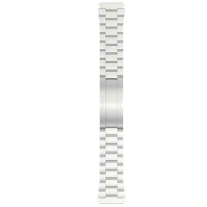 For Huawei Watch GT4 / GT3 / GT2 / GT 46mm Three Strains HW Buckle Metal Watch Band(Grey Gold) - Watch Bands by PMC Jewellery | Online Shopping South Africa | PMC Jewellery