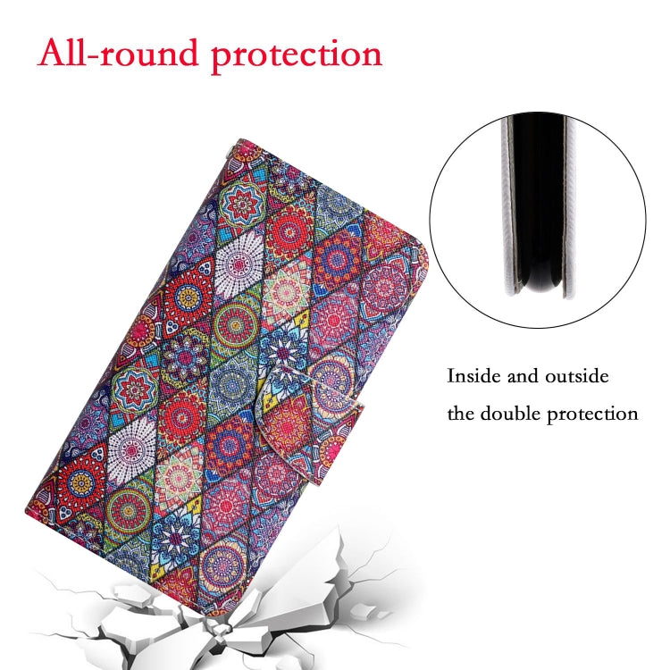 For Xiaomi Redmi Note 13 Pro 5G Colored Drawing Pattern Leather Phone Case(Diamond Kaleidoscope) - Note 13 Pro Cases by PMC Jewellery | Online Shopping South Africa | PMC Jewellery