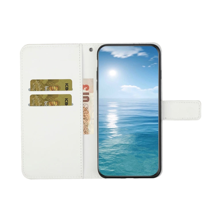 For Google Pixel 9 / 9 Pro Ethnic Style Embossed Pattern Leather Phone Case(White) - Google Cases by PMC TechLife | Online Shopping South Africa | PMC TechLife | Buy Now Pay Later Mobicred