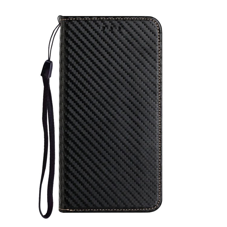 For Xiaomi Redmi Note 13 5G Carbon Fiber Texture Flip Holder Leather Phone Case(Black) - Note 13 Cases by PMC Jewellery | Online Shopping South Africa | PMC Jewellery | Buy Now Pay Later Mobicred