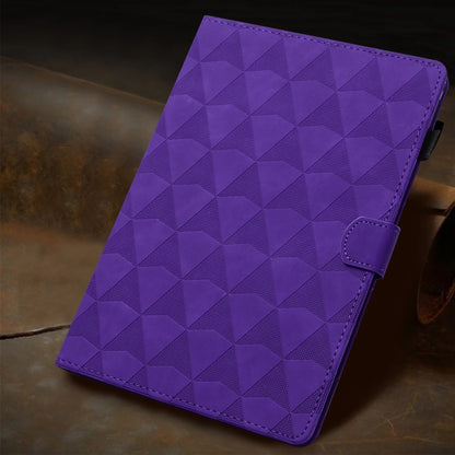 For iPad Pro 11 2024 Diamond Texture Embossed Leather Smart Tablet Case(Purple) - iPad Pro 11 2024 Cases by PMC Jewellery | Online Shopping South Africa | PMC Jewellery | Buy Now Pay Later Mobicred