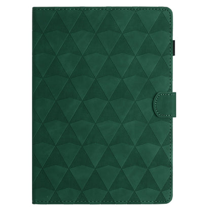 For iPad Pro 11 2024 Diamond Texture Embossed Leather Smart Tablet Case(Green) - iPad Pro 11 2024 Cases by PMC Jewellery | Online Shopping South Africa | PMC Jewellery | Buy Now Pay Later Mobicred