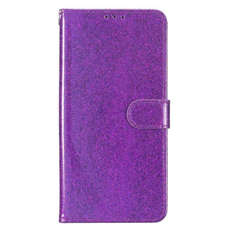 For Blackview A53 Pro Glitter Powder Flip Leather Phone Case(Purple) - More Brand by PMC Jewellery | Online Shopping South Africa | PMC Jewellery