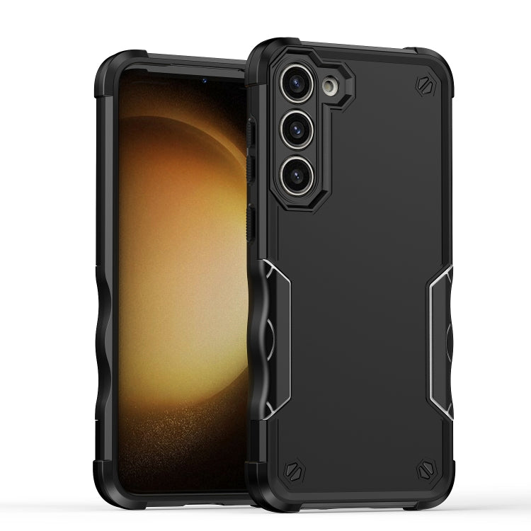 For Samsung Galaxy S24 5G Non-slip Shockproof Armor Phone Case(Black) - Galaxy S24 5G Cases by PMC Jewellery | Online Shopping South Africa | PMC Jewellery