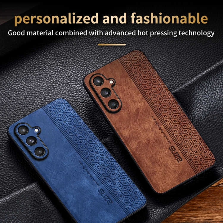 For Samsung Galaxy S24 5G AZNS 3D Embossed Skin Feel Phone Case(Brown) - Galaxy S24 5G Cases by AZNS | Online Shopping South Africa | PMC Jewellery | Buy Now Pay Later Mobicred