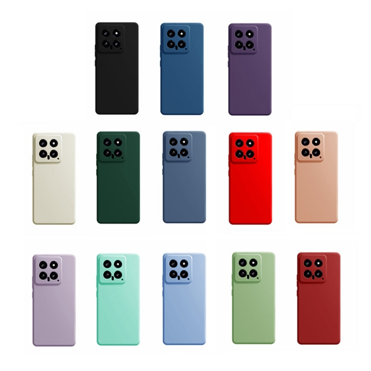 For Xiaomi 14 Imitation Liquid Silicone Phone Case(Blue) - 14 Cases by PMC TechLife | Online Shopping South Africa | PMC TechLife