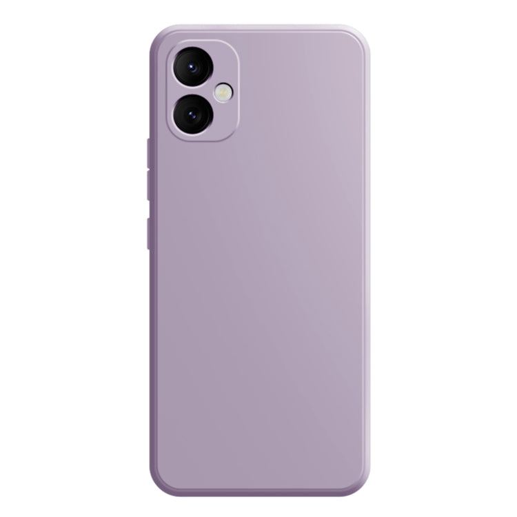 For Samsung Galaxy A05 Imitation Liquid Silicone Phone Case(Light Purple) - Galaxy Phone Cases by PMC TechLife | Online Shopping South Africa | PMC TechLife