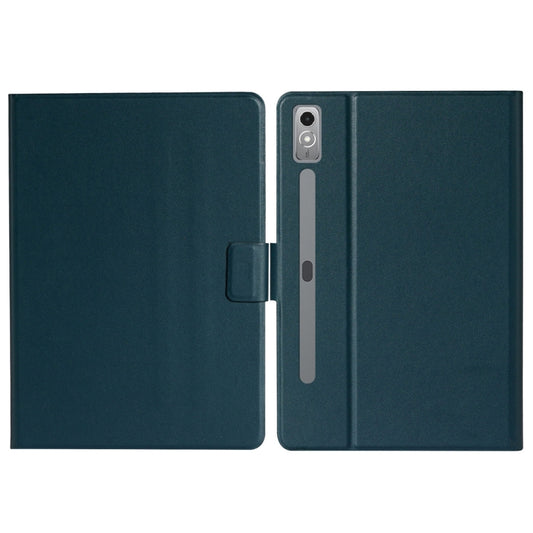 For Lenovo Tab P12 2023 / TB370FU Pure Color Smart Leather Tablet Case(Deep Green) - Lenovo by PMC Jewellery | Online Shopping South Africa | PMC Jewellery | Buy Now Pay Later Mobicred