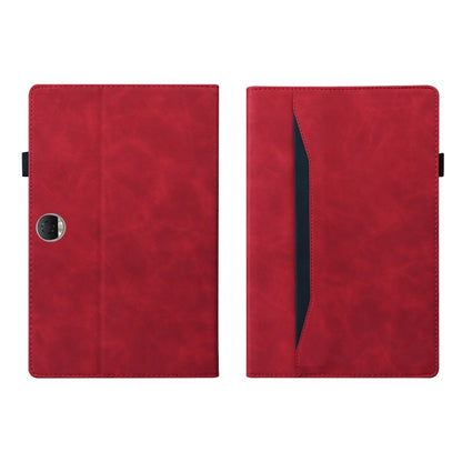 For Honor Pad 9 Splicing Shockproof Leather Tablet Case(Red) - Honor by PMC Jewellery | Online Shopping South Africa | PMC Jewellery | Buy Now Pay Later Mobicred