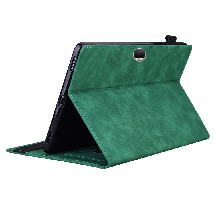 For Honor Pad 9 Splicing Shockproof Leather Tablet Case(Green) - Honor by PMC TechLife | Online Shopping South Africa | PMC TechLife | Buy Now Pay Later Mobicred