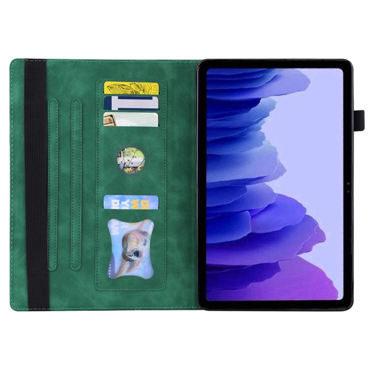 For Honor Pad V9 Splicing Shockproof Leather Tablet Case(Green) - Honor by PMC TechLife | Online Shopping South Africa | PMC TechLife | Buy Now Pay Later Mobicred