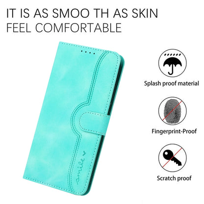 For Google Pixel 9 Pro Heart Pattern Skin Feel Leather Phone Case(Light Blue) - Google Cases by PMC Jewellery | Online Shopping South Africa | PMC Jewellery | Buy Now Pay Later Mobicred