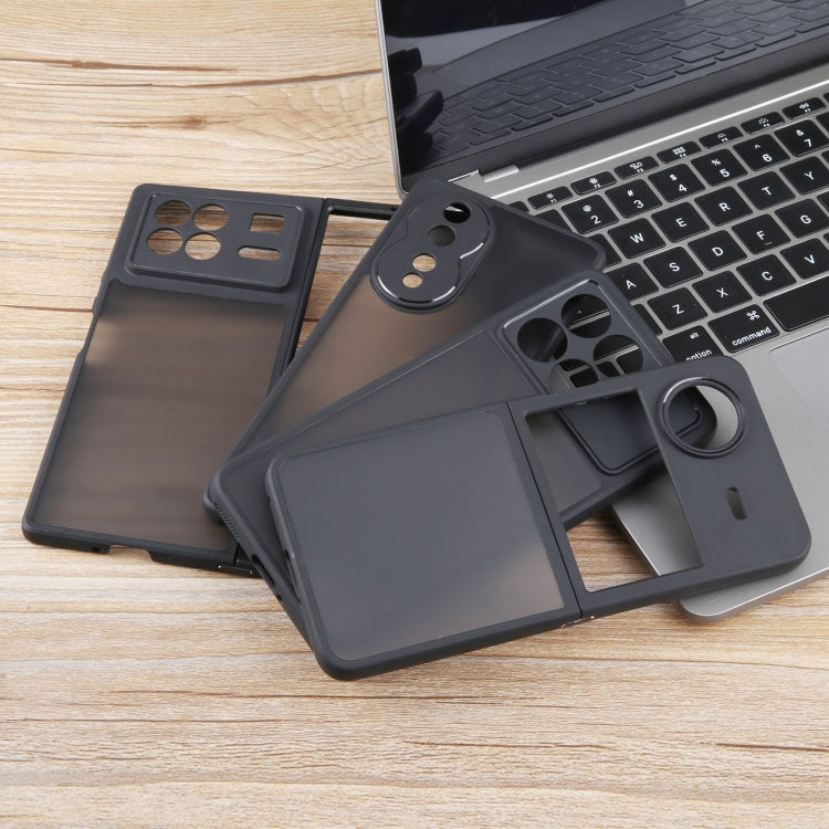 For vivo X100 Pro Fine Pore Matte Black TPU + PC Phone Case - vivo Cases by PMC TechLife | Online Shopping South Africa | PMC TechLife | Buy Now Pay Later Mobicred