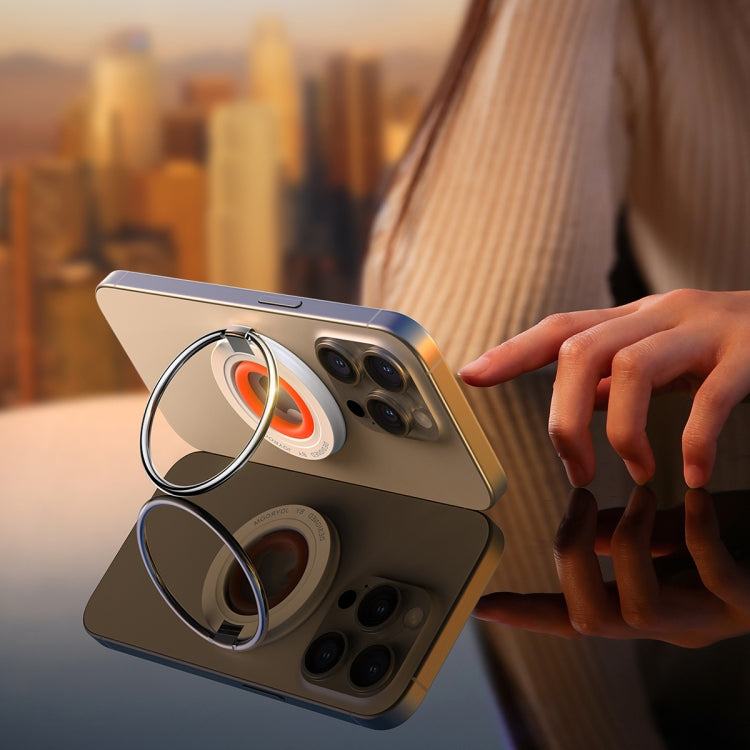 JOYROOM JR-ZS383 Magnetic Ring Holder(Orange) - free shipping - PMC TechLife - Order now!