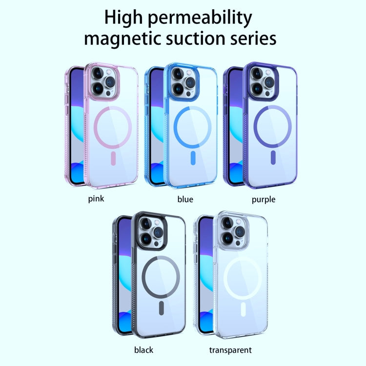 For iPhone 14 / 13 2.5mm MagSafe Acrylic Hybrid TPU Phone Case(Sky Blue) - iPhone 14 Cases by PMC Jewellery | Online Shopping South Africa | PMC Jewellery | Buy Now Pay Later Mobicred