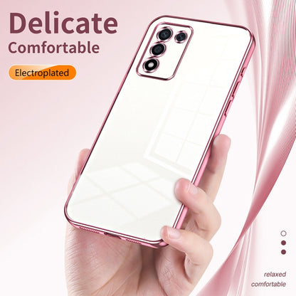 For OPPO K9s / K10 Energy Transparent Plating Fine Hole Phone Case(Transparent) - OPPO Cases by PMC Jewellery | Online Shopping South Africa | PMC Jewellery | Buy Now Pay Later Mobicred