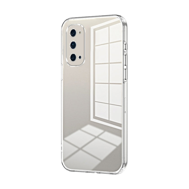 For OPPO Reno4 Pro Transparent Plating Fine Hole Phone Case(Transparent) - OPPO Cases by PMC Jewellery | Online Shopping South Africa | PMC Jewellery | Buy Now Pay Later Mobicred