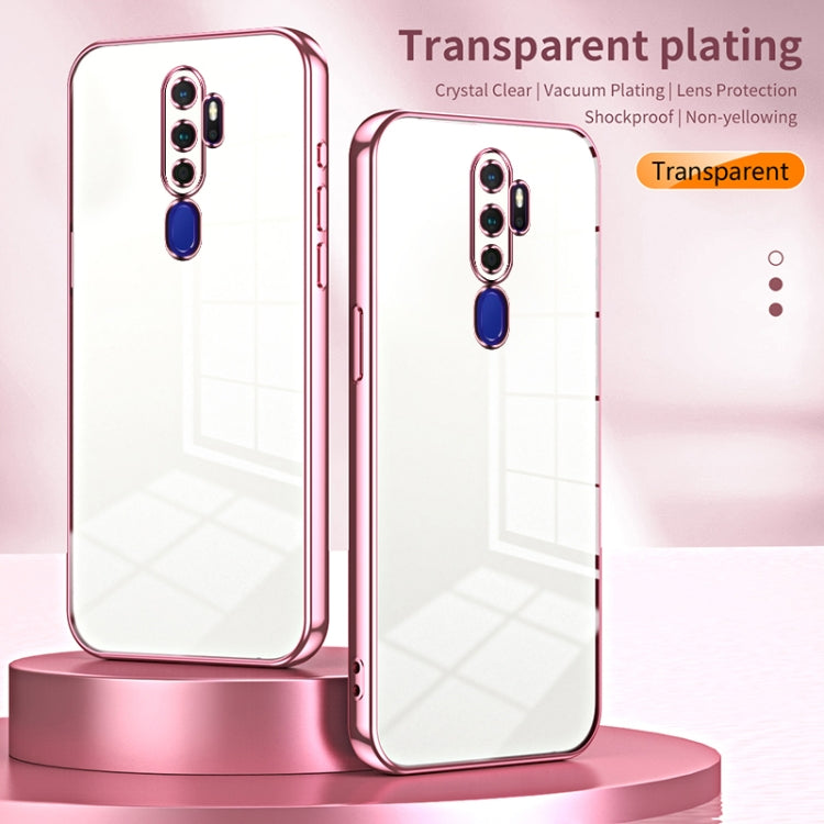 For OPPO A11x / A9 2020 Transparent Plating Fine Hole Phone Case(Silver) - free shipping - PMC TechLife - Order now!