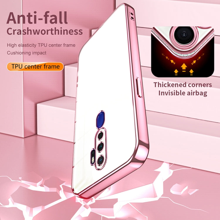 For OPPO A11x / A9 2020 Transparent Plating Fine Hole Phone Case(Silver) - free shipping - PMC TechLife - Order now!