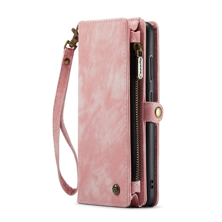 For Samsung Galaxy S24+ 5G CaseMe 008 Detachable Multifunctional Leather Phone Case(Pink) - Galaxy S24+ 5G Cases by CaseMe | Online Shopping South Africa | PMC Jewellery | Buy Now Pay Later Mobicred